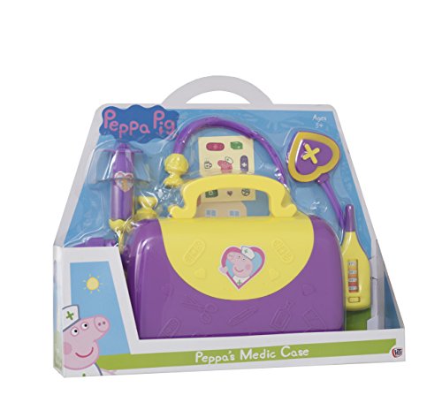 Peppa Pig - La Valise Du Docteur - Malette + 5 Accessoires Peppa Pig - La Valise Du Docteur - Malette + 5 Accessoires