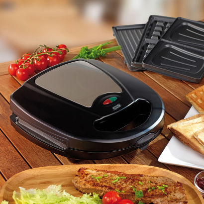 Combiné 3 en 1 - Gaufrier-Grill-Croque-monsieur Combiné 3 en 1 - Gaufrier-Grill-Croque-monsieur