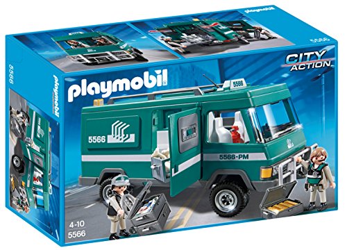 Playmobil - A1502736 - Jeu De Construction - Véhicule + Convoyeurs De Fond Playmobil - A1502736 - Jeu De Construction - Véhicule + Convoyeurs De Fond