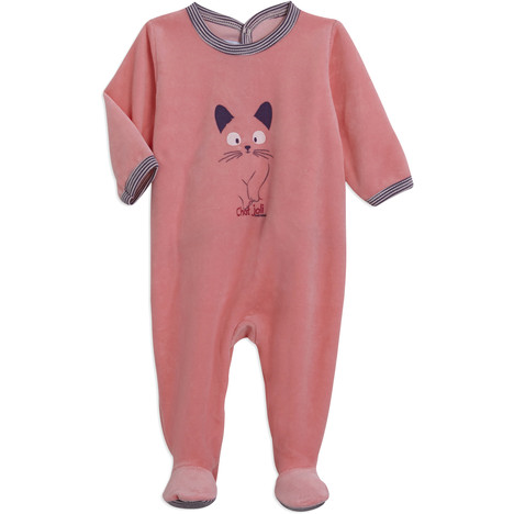PETIT BATEAU Dors bien velours bébé