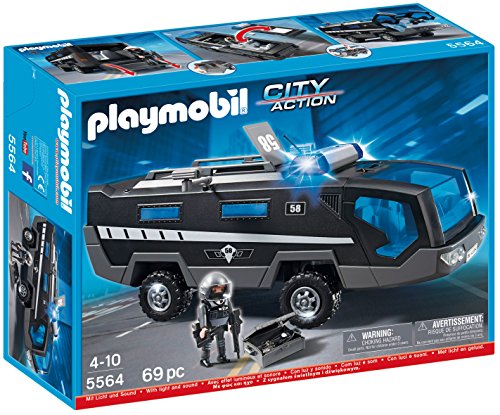 Playmobil - A1502735 - Jeu De Construction - Véhicule D'intervention Police Playmobil - A1502735 - Jeu De Construction - Véhicule D'intervention Police