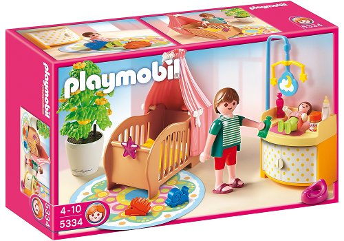 Playmobil - 5334 - Jeu de construction - Chambre de bébé avec berceau Playmobil - 5334 - Jeu de construction - Chambre de bébé avec berceau