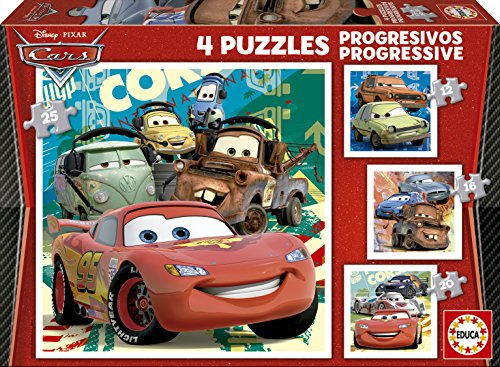 Educa - 14942 - Puzzle - Progressif Cars 2 Pièces Educa - 14942 - Puzzle - Progressif Cars 2 Pièces
