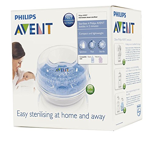 Philips AVENT Microwave Steam Steriliser - SCF281/02 Philips AVENT Microwave Steam Steriliser - SCF281/02