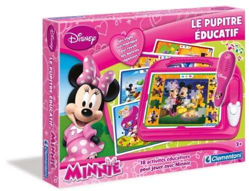 Clementoni - 62467 - Jeu Éducatif et Scientifique - Minnie - Le Pupitre Éducatif