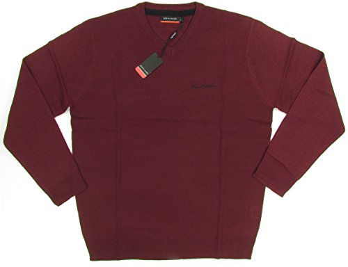 PIERRE CARDIN "Business Edition" homme v-neck pull-over (bordeaux) PIERRE CARDIN "Business Edition" homme v-neck pull-over (bordeaux)