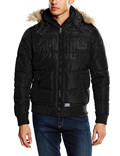 Kaporal Notus - Doudoune - Manches longues - Homme - Noir (Black) - Small (Taille fabricant: S) Kaporal Notus - Doudoune - Manches longues - Homme - Noir (Black) - Small (Taille fabricant: S)