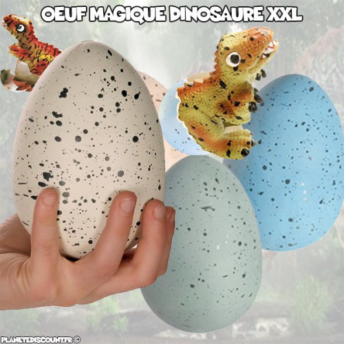 OEUF GÉANT MAGIQUE DINOSAURE XXL OEUF GÉANT MAGIQUE DINOSAURE XXL