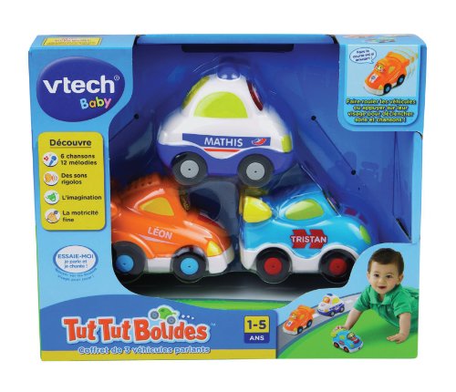 Vtech - A1303731 - Jouet De Premier Âge - Coffret Trio - Véhicule De Police - Tut Tut Bolide Vtech - A1303731 - Jouet De Premier Âge - Coffret Trio - Véhicule De Police - Tut Tut Bolide
