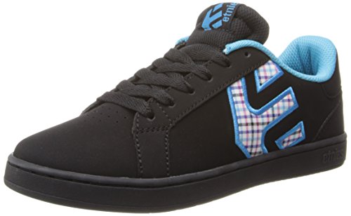 Etnies Fader Ls, Baskets mode femme - Noir (Black/Blue), 35.5 EU