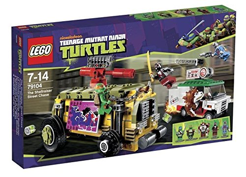 Lego Teenage Mutant Ninja Turtles - 79104 - Jeu de Construction - La Course Poursuite en Sheelraiser Lego Teenage Mutant Ninja Turtles - 79104 - Jeu de Construction - La Course Poursuite en Sheelraiser