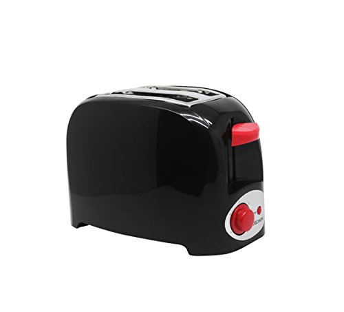 Triomph ETF1529 Grille-Pain avec 2 Fentes Noir/Rouge 750 W