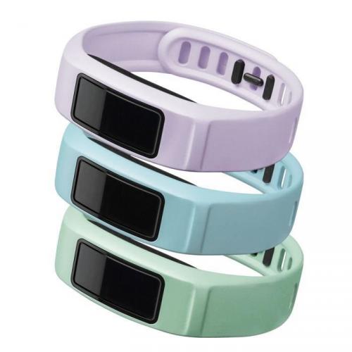 GARMIN VIVOFIT 2 Small - Pack 3 bracelets Vert Mauve bleu Ciel