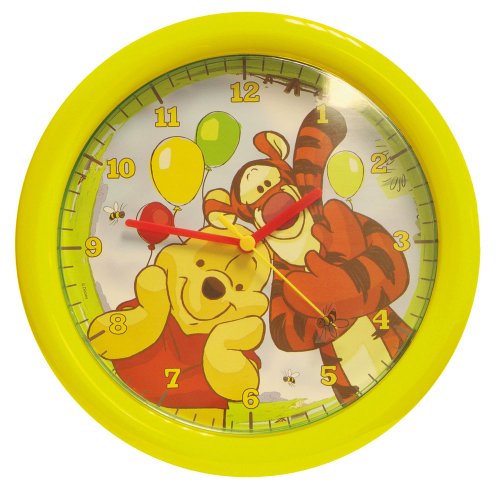 Disney - 004607 - Ameublement et Décoration - Horloge Ronde - Winnie The Pooh - 30 cm Disney - 004607 - Ameublement et Décoration - Horloge Ronde - Winnie The Pooh - 30 cm
