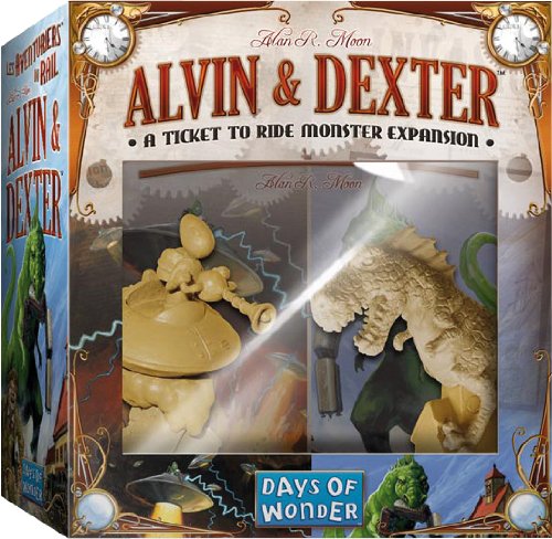 Asmodee - AVE08 - Jeu de stratégie - Les Aventuriers du Rail - Extension Alvin et Dexter Asmodee - AVE08 - Jeu de stratégie - Les Aventuriers du Rail - Extension Alvin et Dexter