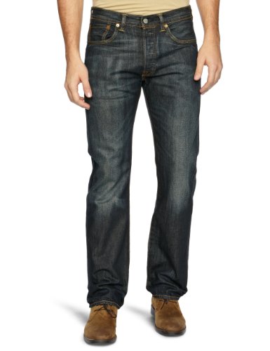 Levi's Homme 501 Original Straight Fit Jeans - Noir (Dusty Black) - W31/L30 (Taille Fabricant : W31/L30) Levi's Homme 501 Original Straight Fit Jeans - Noir (Dusty Black) - W31/L30 (Taille Fabricant : W31/L30)