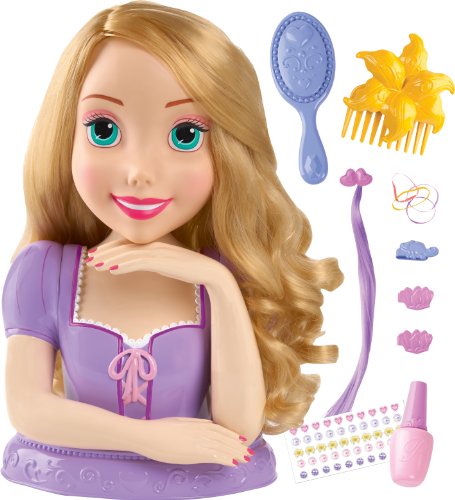 IMC Toys - 211131 - Jeu d'imitation - Tête à Coiffer Raiponce GM