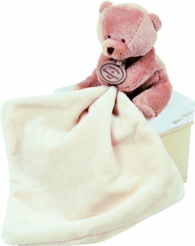 Doudou et Compagnie Ours Mouchoir Boîte Fleur
