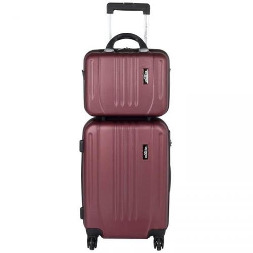 JEAN-LOUIS SCHERRER Valise Cabine Trolley   Vanity ABS 51 cm Rouge