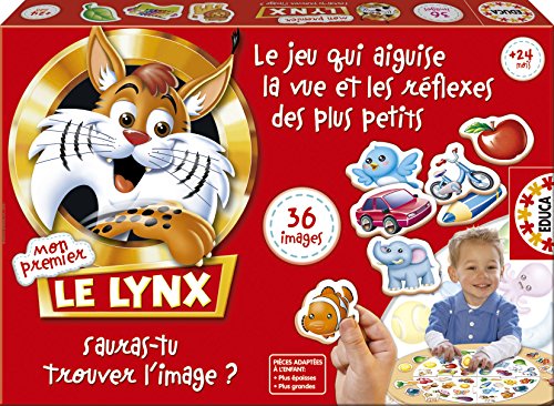 Educa - 15492 - Jeu de Réflexion - Mon Premier Lynx - 36 Images Educa - 15492 - Jeu de Réflexion - Mon Premier Lynx - 36 Images