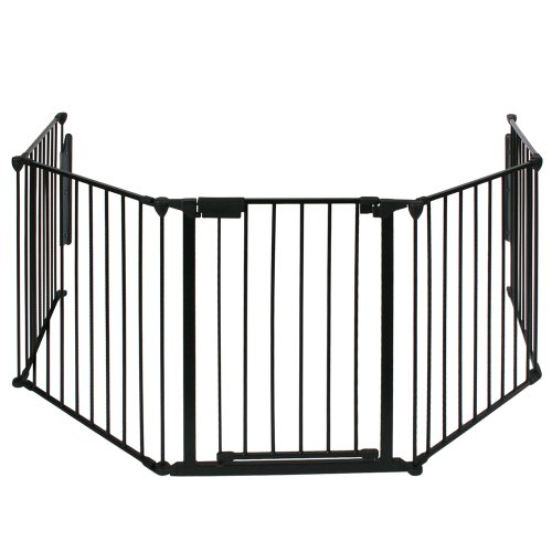 Barrière de sécurité grille de protection pour enfants pour cheminée et escaliers longeur totale 3 mètres Barrière de sécurité grille de protection pour enfants pour cheminée et escaliers longeur totale 3 mètres