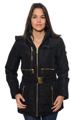 Amazone - Manteau Amazone Charmeuse Noir-Taille - 1