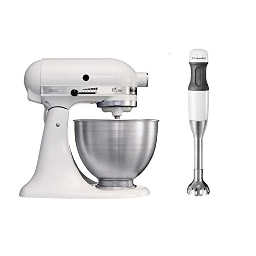 Pack KitchenAid : Robot sur socle CLASSIC 5K45SS + Mixeur Plongeant CLASSIC 5KHB2531 Pack KitchenAid : Robot sur socle CLASSIC 5K45SS + Mixeur Plongeant CLASSIC 5KHB2531