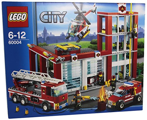 Lego City - 60004 - Jeu de Construction - La Caserne des Pompiers Lego City - 60004 - Jeu de Construction - La Caserne des Pompiers