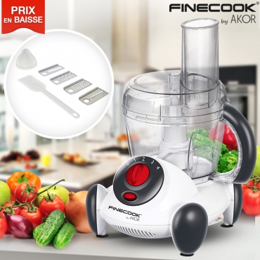 Robot Turbo Multi-fonctions Finecook 300 Watts 