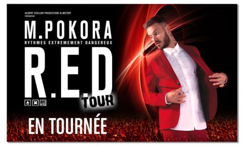 1 place pour le concert de M POKORA en catégorie 1, 2 ou en fosse debout