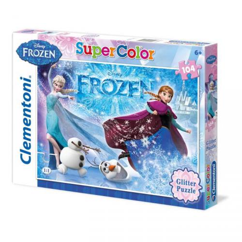 LA REINE DES NEIGES Puzzle Brillant 104 pièces Clementoni LA REINE DES NEIGES Puzzle Brillant 104 pièces Clementoni