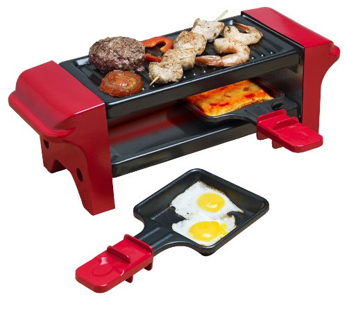 Bestron AGR102 Gril/Raclette pour 2 Personnes