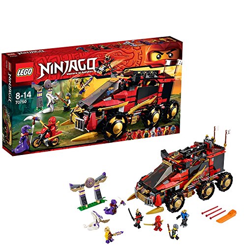 Lego® Ninjago - Playthèmes - 70750 - Jeu De Construction - La Base Mobile Des Ninja