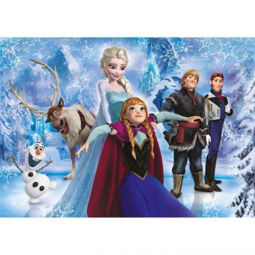 LA REINE DES NEIGES Puzzle brillant 104 pièces Clementoni