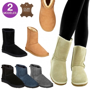 Bottes ou Bottines Cuir Nubuck