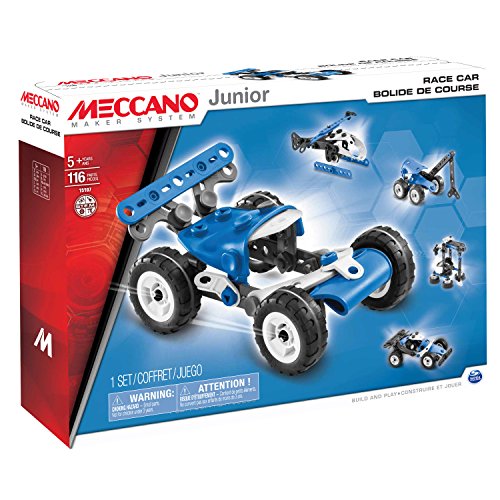 Meccano - 6026702 - Jeu de Construction - Bolide de Course 5 Modèles Meccano Junior Meccano - 6026702 - Jeu de Construction - Bolide de Course 5 Modèles Meccano Junior