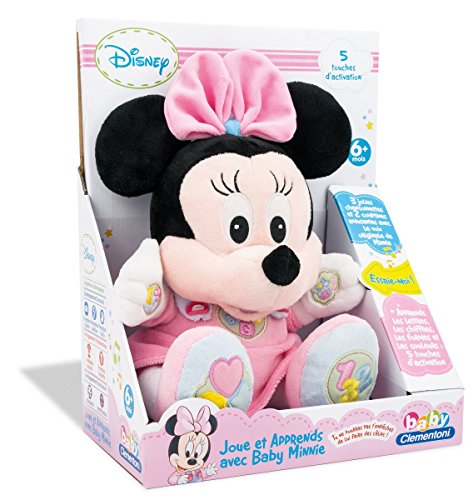 Clementoni-62181-Jouet Premier Age-Peluche Baby Minnie Interactive Clementoni-62181-Jouet Premier Age-Peluche Baby Minnie Interactive