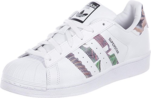 adidas Superstar, Sneakers Basses femme, Blanc (Ftwr White/Core Black/Ftwr White), 38 EU (5 UK)