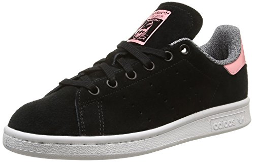 adidas Stan Smith, Sneakers Basses femme, Noir (Core Black/Core Black/Super Pop), 37.5 EU (4.5 UK) adidas Stan Smith, Sneakers Basses femme, Noir (Core Black/Core Black/Super Pop), 37.5 EU (4.5 UK)