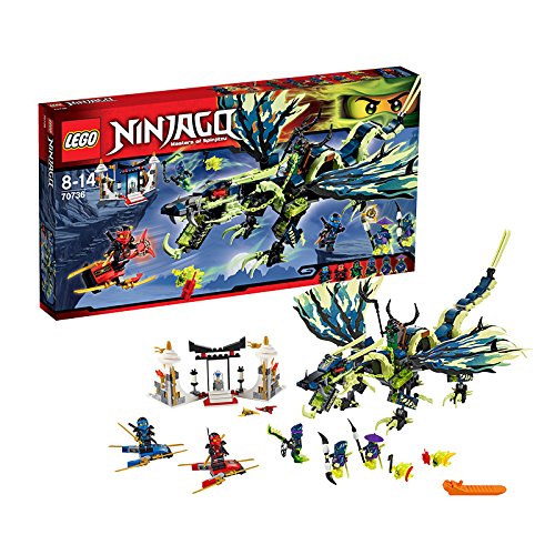 Lego Ninjago - Playthèmes - 70736 - Jeu De Construction - L'attaque Du Dragon Moro