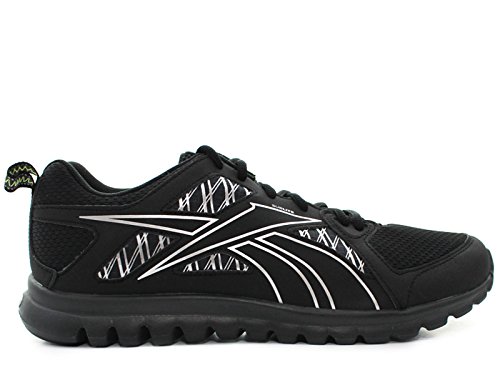 Reebok Sublite Escape Mt, Chaussures de running homme - Noir (Black/Gravel/Metallic/Vis Gr), 41 EU