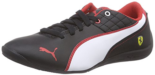 Puma Drift Cat 6 L Nm S, Sneakers Basses garçon, Noir (Black/White/Rosso Corsa), 39 EU