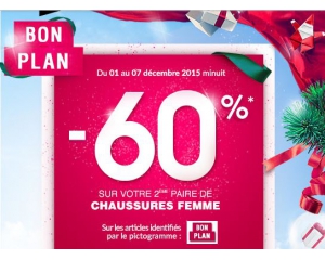 - 60% sur votre 2ème Paire de Chaussures Femme - 60% sur votre 2ème Paire de Chaussures Femme