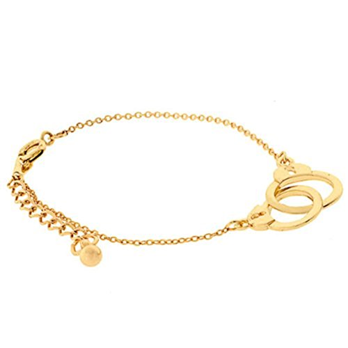 Demarket Simple Bracelet/ Bijoux pour Femmes avec Menottes en Dore Demarket Simple Bracelet/ Bijoux pour Femmes avec Menottes en Dore