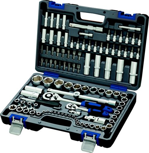 COFFRET CLIQUETS + DOUILLES - 1/2" + 1/4" COFFRET CLIQUETS + DOUILLES - 1/2" + 1/4"