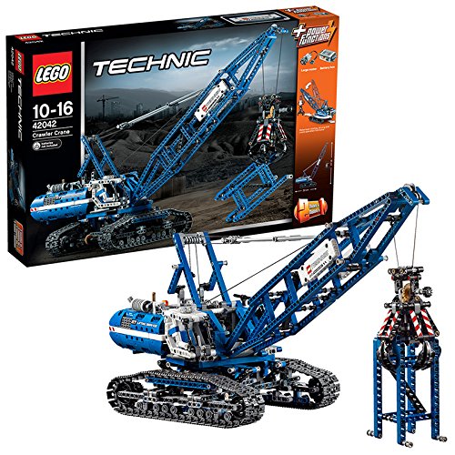 Lego Technic - 42042 - Jeu De Construction - La Grue Sur Chenilles