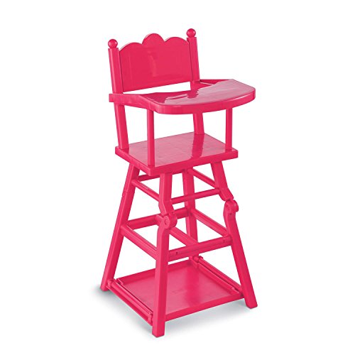 Corolle - Cmw93 - Mobilier De Poupée - Chaise Haute - Cerise