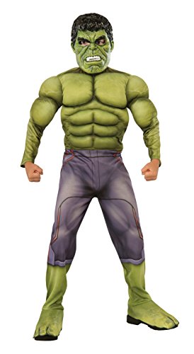 Marvel - I-610429l - Déguisement Pour Enfant - Luxe Hulk - Avengers 2 - Taille L