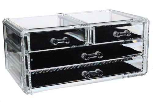 Générique - Boite a Bijoux - 4 Tiroirs - 24Cm