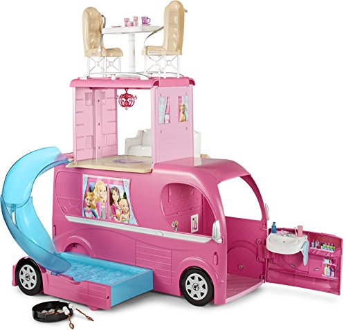 Barbie - Cjt42 - Mobilier De Poupée - Camping Car Duplex